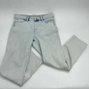 SOFT SURROUNDINGS Jeans Ultimate Denim Relaxed Straight Bleached Womens L